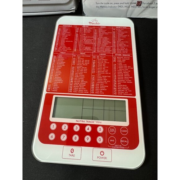 NutraTrack Mini Kitchen/Calorie & Nutrition Scale NEW - Picture 2 of 7